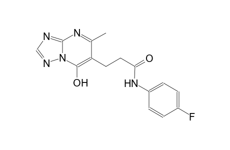 [1,2,4]triazolo[1,5-a]pyrimidine-6-propanamide, N-(4-fluorophenyl)-7-hydroxy-5-methyl-