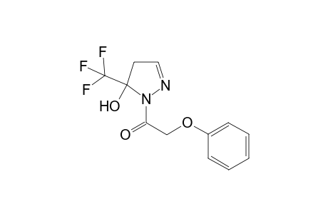 5-Trifluoromethyl-5-hydroxy-4,5-dihydro-1H-1-(phenoxyacetyl)pyrazole