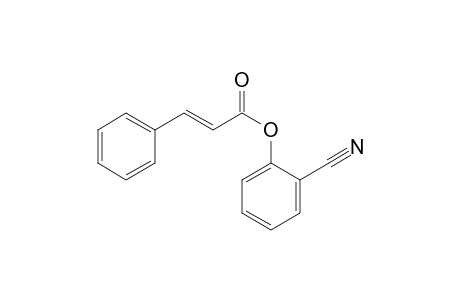 (2-cyanophenyl) (E)-3-phenylprop-2-enoate