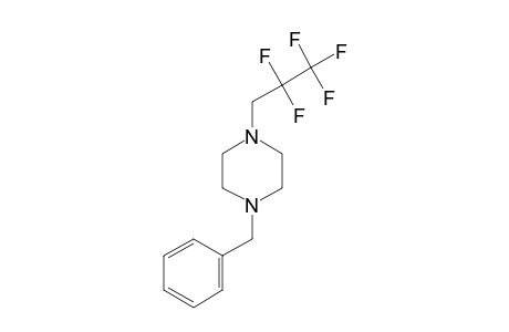 1-BENZYL-4-(2,2,3,3,3-PENTAFLUOROPROPYL)-PIPERAZINE