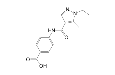 4-{[(1-ethyl-5-methyl-1H-pyrazol-4-yl)carbonyl]amino}benzoic acid