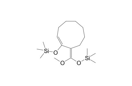 3-[(Methoxy)(trimethylsilyloxy)methylene]-2-(trimethylsiloxy)cyclonon-1-ene