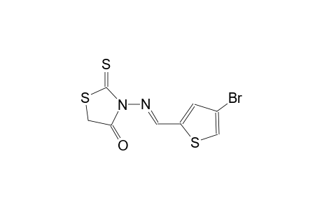3-{[(E)-(4-bromo-2-thienyl)methylidene]amino}-2-thioxo-1,3-thiazolidin-4-one