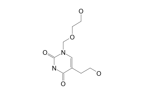 N-1-[(2-HYDROXYETHOXY)-METHYL]-5-(2-HYDROXYETHYL)-PYRIMIDIN-2,4-DIONE