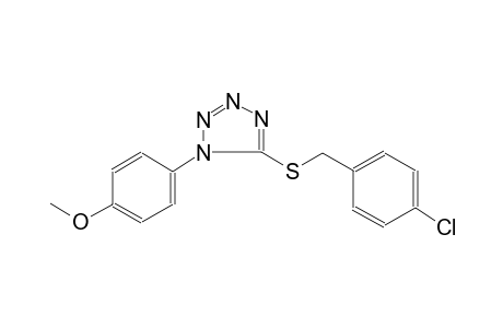 1H-tetrazole, 5-[[(4-chlorophenyl)methyl]thio]-1-(4-methoxyphenyl)-
