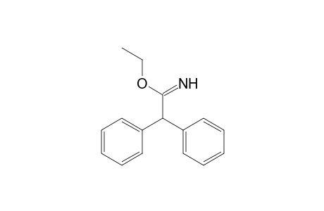 Benzeneethanimidic acid, .alpha.-phenyl-, ethyl ester