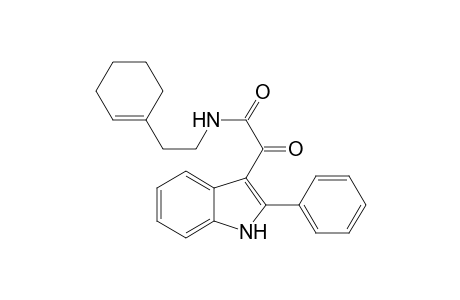 Acetamide, N-(2-cyclohex-1-enylethyl)-2-oxo-2-(2-phenyl-1H-indol-3-yl)-