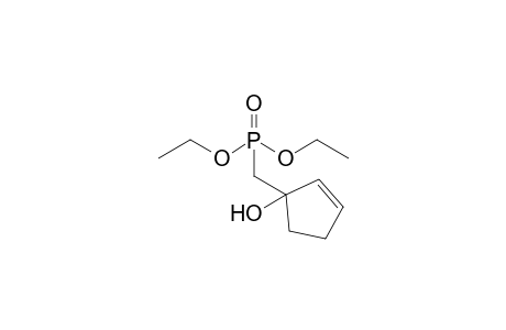1-(diethoxyphosphorylmethyl)-1-cyclopent-2-enol