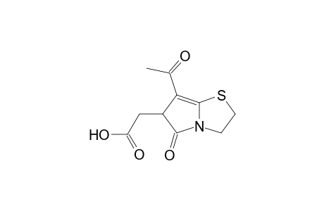 7-Acetyl-5-oxo-2,3,5,6-tetrahydro-pyrrolo[2,1-b]thiazole-6-acetic acid