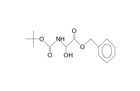 N-(T-Butoxycarbonyl)-2-hydroxy-glycine benzyl ester
