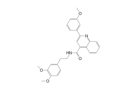 N-[2-(3,4-dimethoxyphenyl)ethyl]-2-(3-methoxyphenyl)-4-quinolinecarboxamide