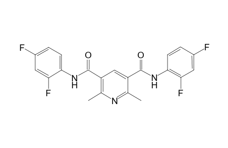 3,5-Bis[N-(2,4-difluorophenyl)-carbamoyl]-2,6-dimethylpyridine