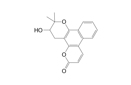 3-Hydroxy-2,2-dimethyl-3,4-dihydro-2H,6H-benzo-[f]pyrano[2,3-h]chromen-6-one