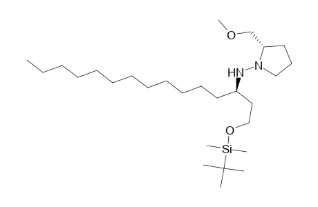 (1R,2S)-(-)-N-{1-[2-(1-tert-Butyldimethylsilyloxy)ethyl]tridecyl}-N-2-(methoxymethyl)-1-pyrrolidinamine