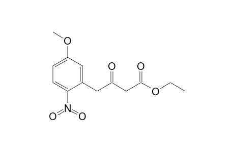 Ethyl 4-(5'-methoxy-2'-nitrophenyl)-3-oxobutanoate