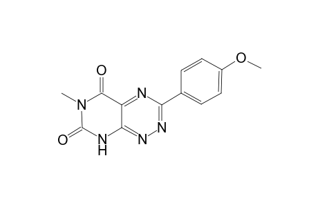 3-(4-Methoxyphenyl)-6-methylpyrimido[5,4-E][1,2,4]triazine-5,7(6H,8H)-dione
