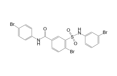 4-bromo-3-[(3-bromoanilino)sulfonyl]-N-(4-bromophenyl)benzamide