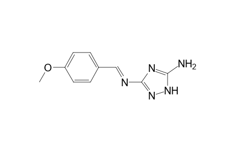 3-[(E)-(4-methoxyphenyl)methyleneamino]-1H-1,2,4-triazol-5-amine