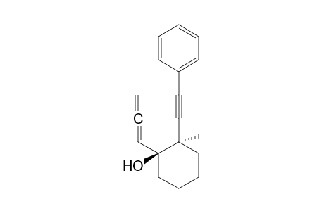 trans-2-Methyl-2-(phenylethynyl)-1-(propa-1,2-dien-1-yl)cyclohexanol