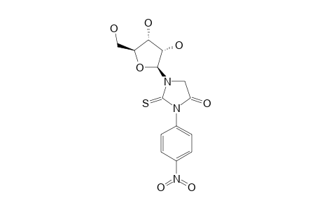 1-(BETA-D-RIBOFURANOSYL)-3-(4-NITROPHENYL)-2-THIOXOIMIDAZOLIDIN-4-ONE