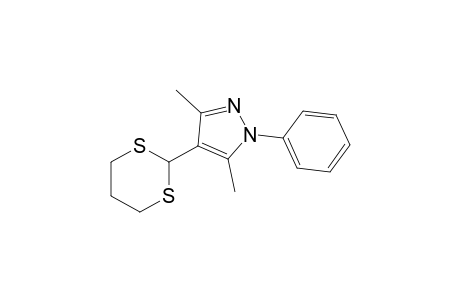 4-(1,3-dithian-2-yl)-3,5-dimethyl-1-phenyl-pyrazole