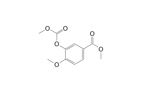 Isovanillic acid, o-(methoxycarbonyl)-, methyl ester