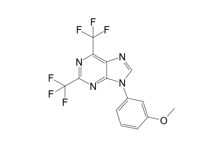 2,6-Bis(trifluoromethyl)-9-(3-methoxyphenyl)-9H-purine