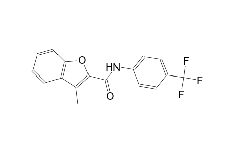3-methyl-N-[4-(trifluoromethyl)phenyl]-1-benzofuran-2-carboxamide