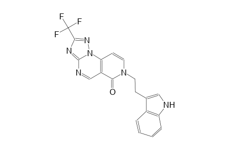 pyrido[3,4-e][1,2,4]triazolo[1,5-a]pyrimidin-6(7H)-one, 7-[2-(1H-indol-3-yl)ethyl]-2-(trifluoromethyl)-