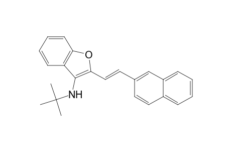 (E)-N-tert-Butyl-2-(2-(naphthalen-2-yl)vinyl)benzofuran-3-amine