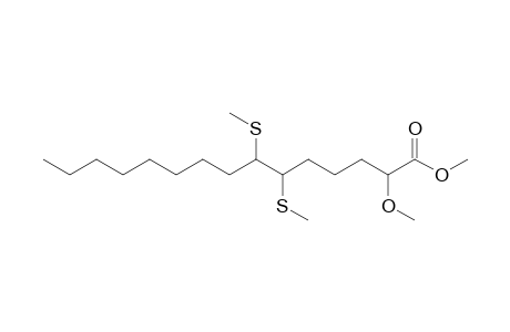 2-Methoxy-6,7-bis(methylthio)pentadecanoic acid methyl ester