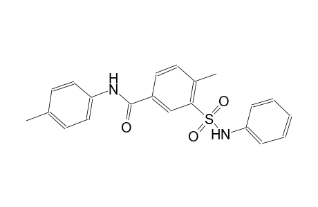 3-(anilinosulfonyl)-4-methyl-N-(4-methylphenyl)benzamide