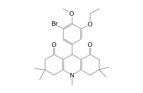 1,8(2H,5H)-acridinedione, 9-(3-bromo-5-ethoxy-4-methoxyphenyl)-3,4,6,7,9,10-hexahydro-3,3,6,6,10-pentamethyl-