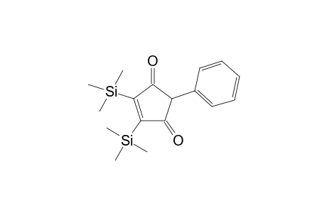 2-Phenyl-4,5-bis(trimethylsilyl)cyclopent-4-ene-1,3-dione