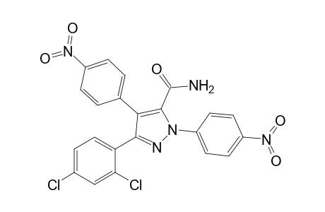 3-(2',4'-Dichlorophenyl)-1,4-bis(p-nitrophenyl)-1H-pyrazole-5-carboxamide