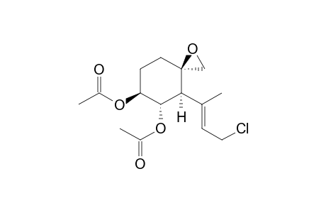 (3R,4S,5S,6S)-4-{(1E)-3-Chloro-1-methylprop-1-en-1-yl}-5,6-diacetoxy-1-oxaspiro[2.5]octane