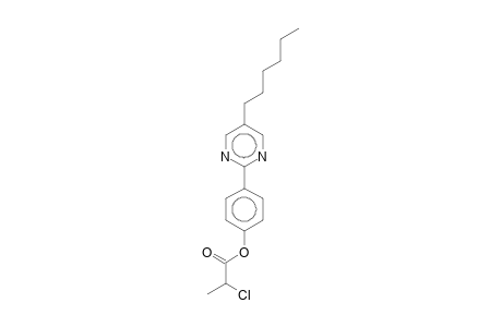 4-(5-Hexyl-2-pyrimidinyl)phenyl 2-chloropropanoate