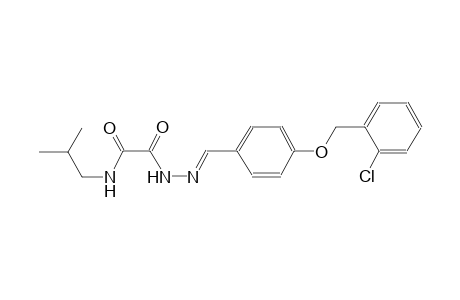acetic acid, [(2-methylpropyl)amino]oxo-, 2-[(E)-[4-[(2-chlorophenyl)methoxy]phenyl]methylidene]hydrazide