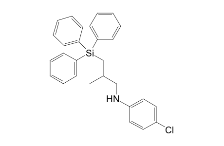 N-(2-Methyl-3-(triphenylsilyl)propyl)-4-chloroaniline