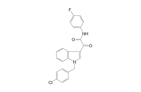 1H-Indole-3-acetamide, 1-[(4-chlorophenyl)methyl]-N-(4-fluorophenyl)-.alpha.-oxo-