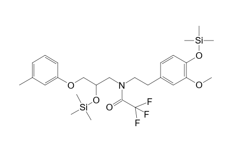 O-desmethylbevantolol-N-TFA,bis(O-TMS)