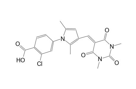 2-chloro-4-{3-[(1,3-dimethyl-2,4,6-trioxotetrahydro-5(2H)-pyrimidinylidene)methyl]-2,5-dimethyl-1H-pyrrol-1-yl}benzoic acid