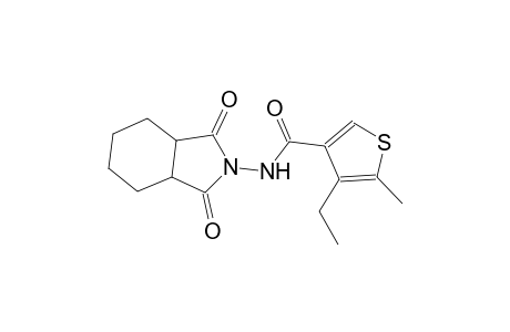 N-(1,3-dioxooctahydro-2H-isoindol-2-yl)-4-ethyl-5-methyl-3-thiophenecarboxamide