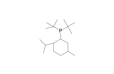 Phosphine, bis(1,1-dimethylethyl)[2(or 5)-methyl-5(or 2)-(1-methylethyl)cyclohexyl]-