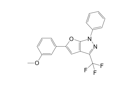 5-(3-Methoxyphenyl)-1-phenyl-3-(trifluoromethyl)-1H-furo[2,3-c]pyrazole