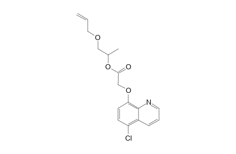 2-[(5-chloro-8-quinolyl)oxy]acetic acid (2-allyloxy-1-methyl-ethyl) ester