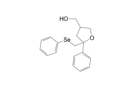 [5-Phenyl-5-(phenylselanylmethyl)tetrahydrofuran-3-yl]methanol