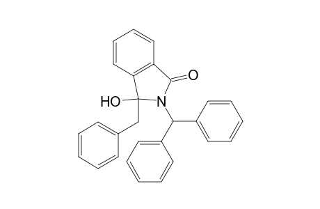 2-(diphenylmethyl)-3-hydroxy-3-(phenylmethyl)-1-isoindolone