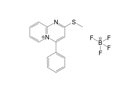 2-Methylthio-4-phenylpyrido[1,2-a]pyrimidin-5-ium tetrafluoroborate