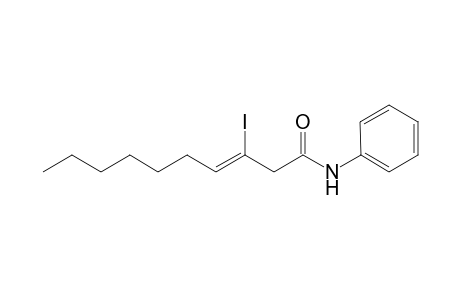 N-phenyl-3-iodo-3-decenamide